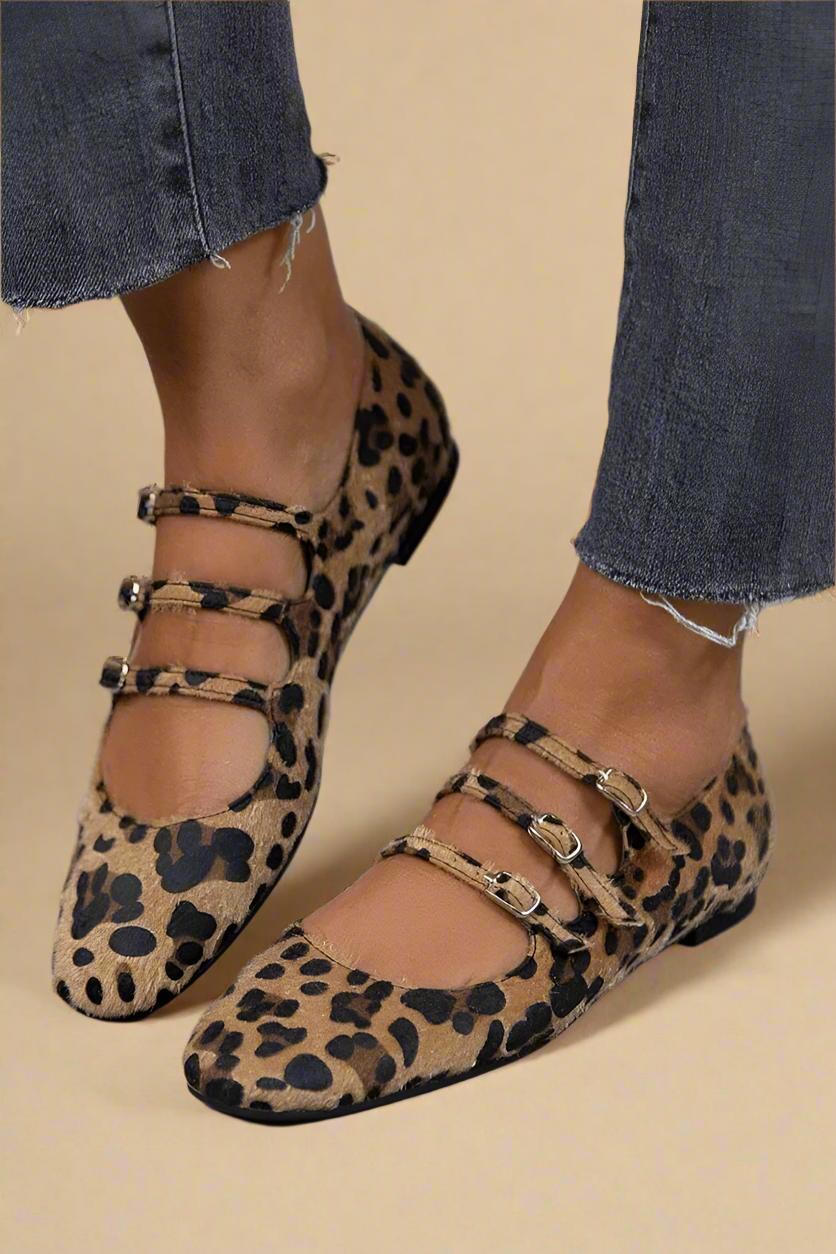 Bruna | Donna Animalier Ballerine | Comode