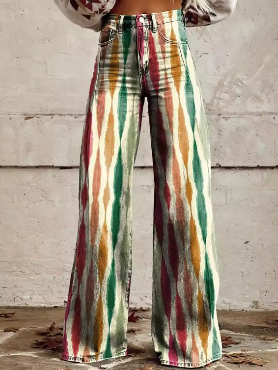 Giada | Donna Eleganti Pantaloni a Vita Alta | Versatili