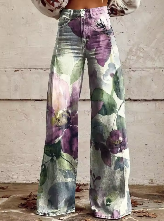 Chiara | Donna Bohemien Pantaloni Vintage | Comodi