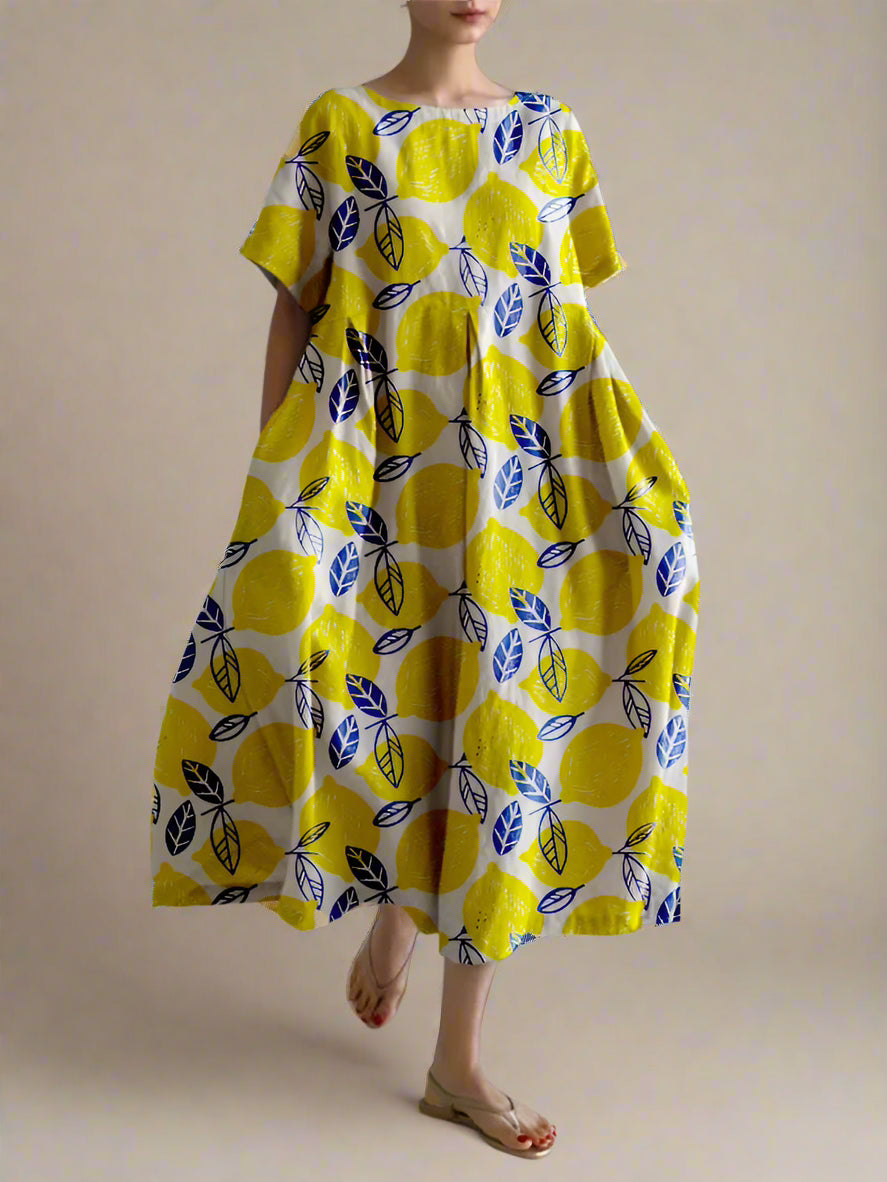 Carlotta | Donna Floreale Vestito Estivo | Leggero