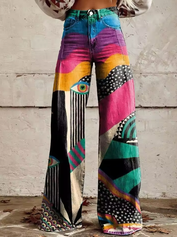 Alba | Donna Flare Pantaloni Boho | Originali
