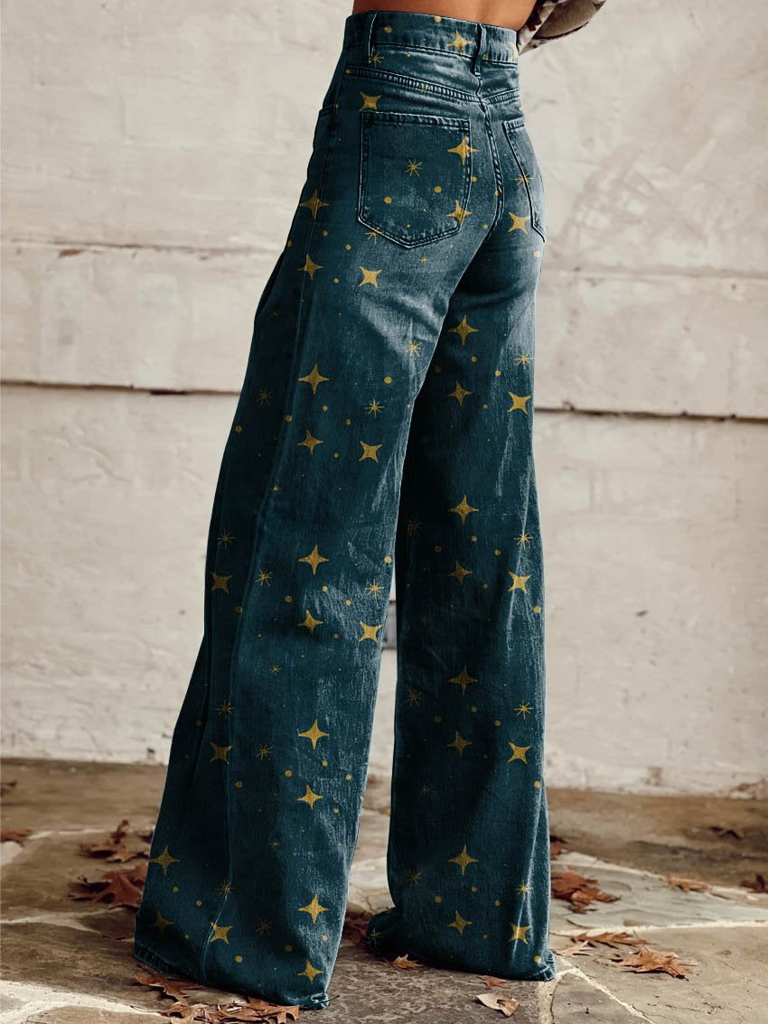 Livia | Donna Flare Pantaloni Stampati | Versatili