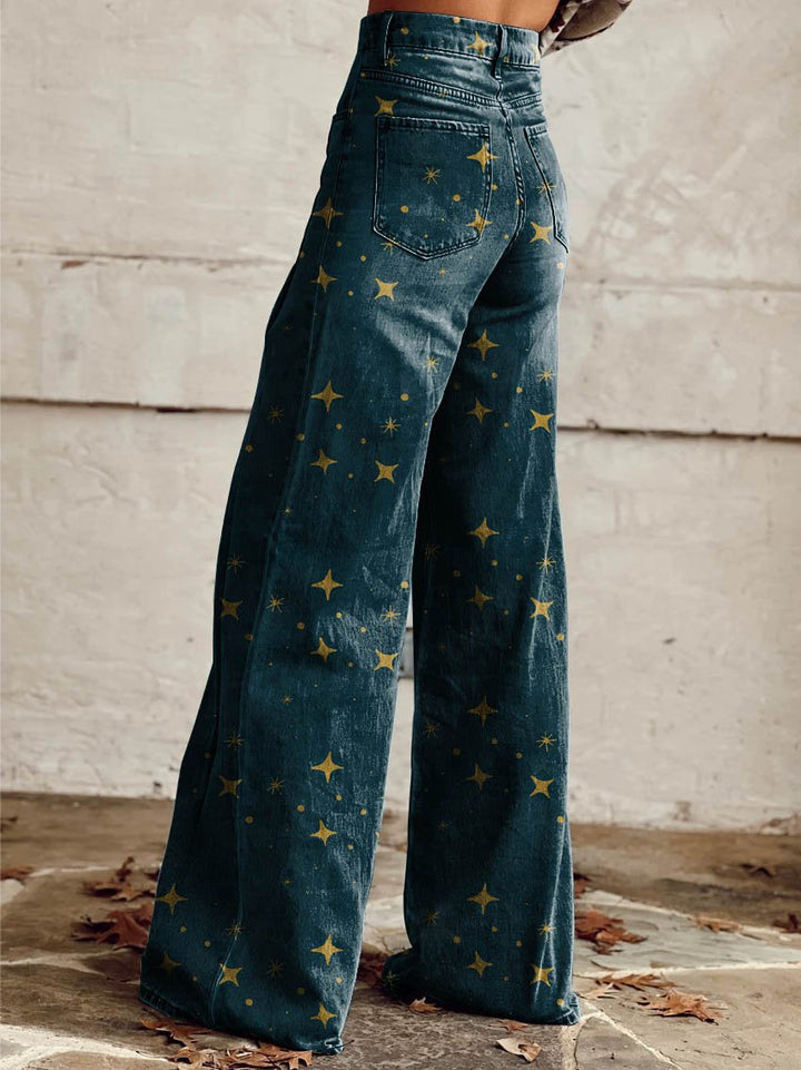 Livia | Donna Flare Pantaloni Stampati | Versatili