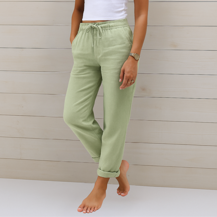 Sibilla | Donna Comoda Pantalone Estivo