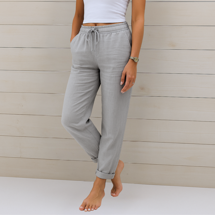 Sibilla | Donna Comoda Pantalone Estivo