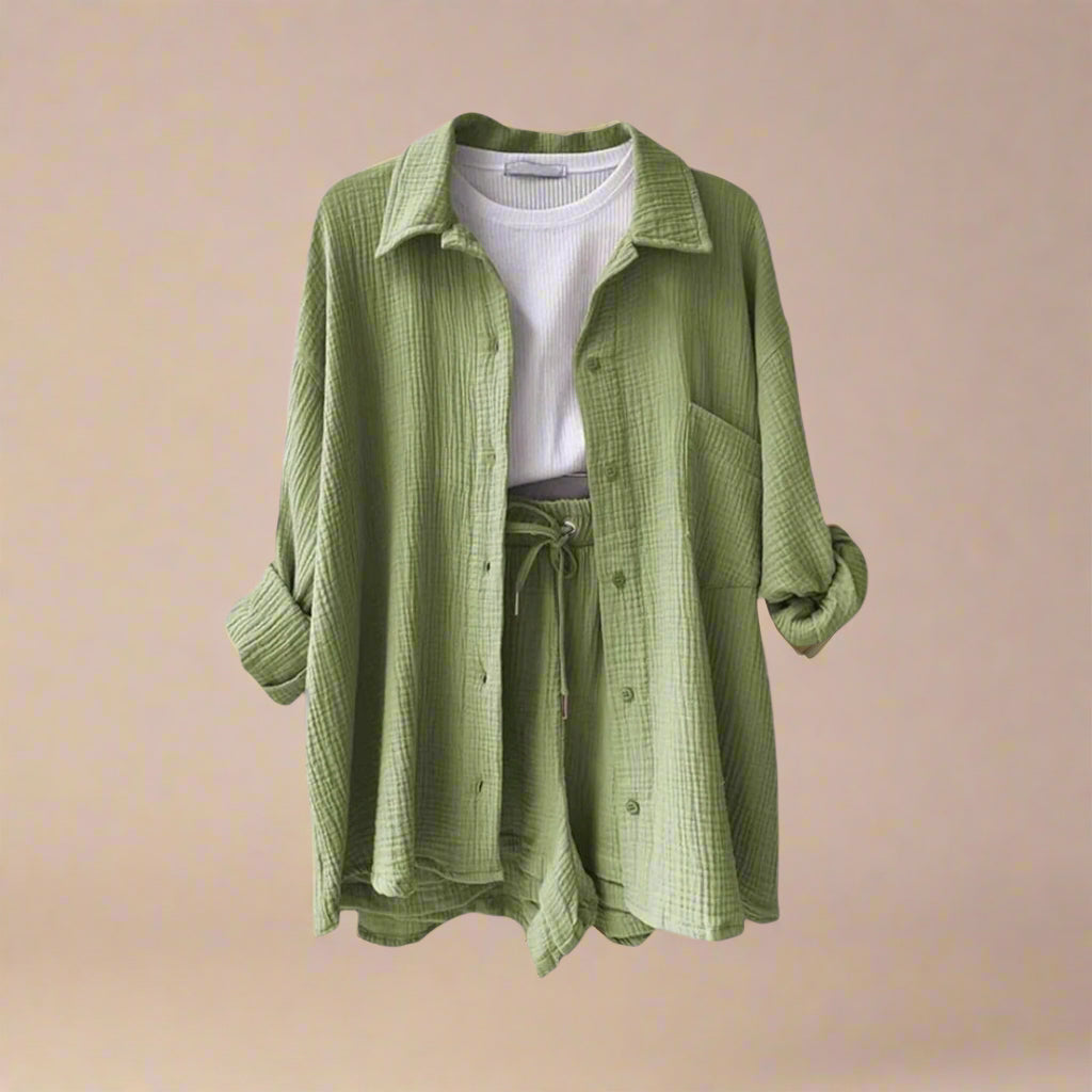 Rosa | Donna Traspirante Completo Due Pezzi | Leggero e Versatile