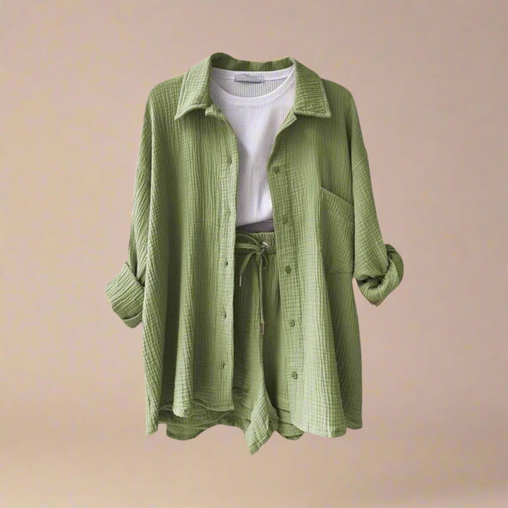 Rosa | Donna Traspirante Completo Due Pezzi | Leggero e Versatile