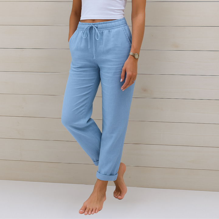 Sibilla | Donna Comoda Pantalone Estivo