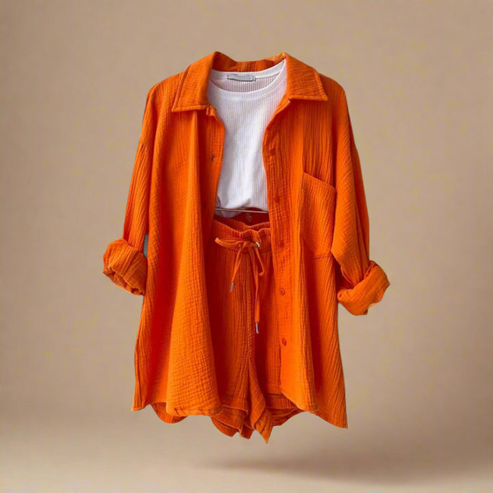 Rosa | Donna Traspirante Completo Due Pezzi | Leggero e Versatile