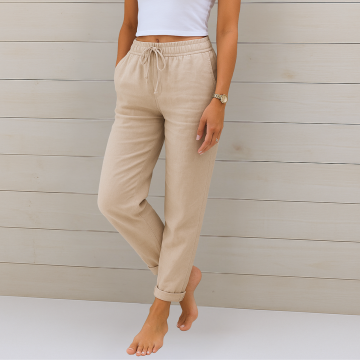 Sibilla | Donna Comoda Pantalone Estivo