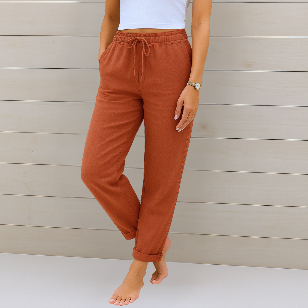 Sibilla | Donna Comoda Pantalone Estivo