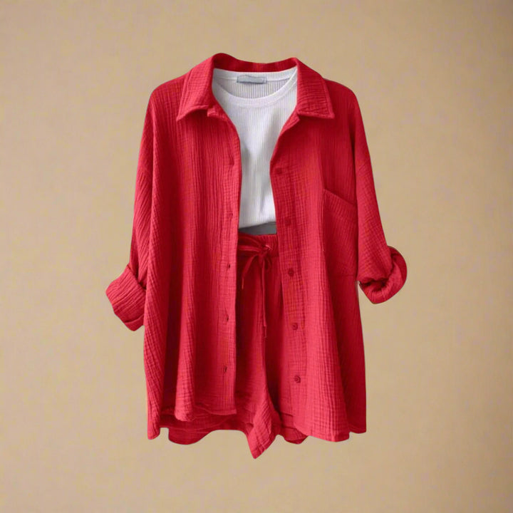 Rosa | Donna Traspirante Completo Due Pezzi | Leggero e Versatile