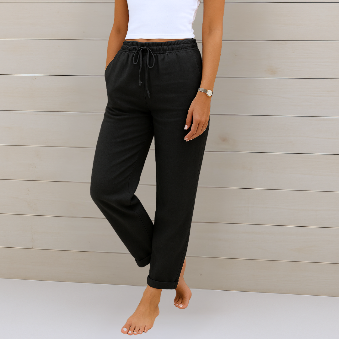 Sibilla | Donna Comoda Pantalone Estivo