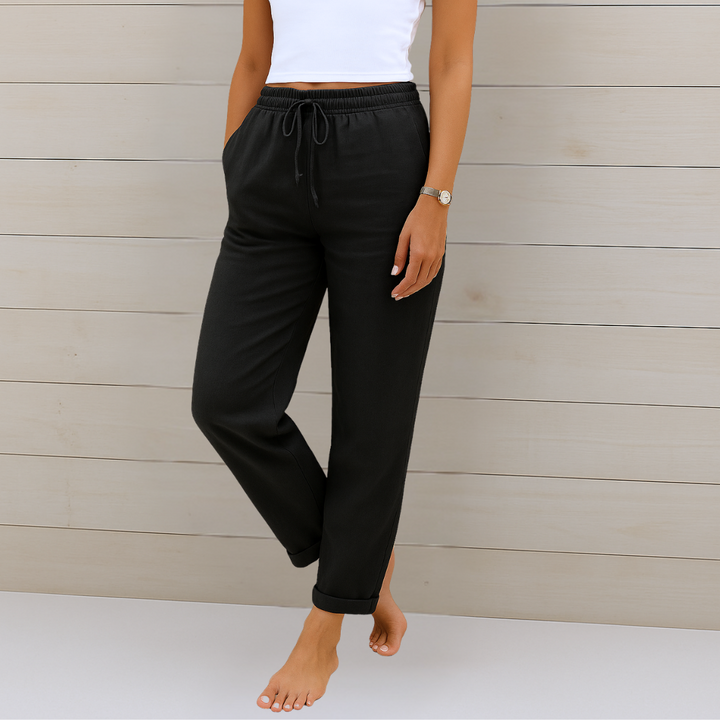 Sibilla | Donna Comoda Pantalone Estivo