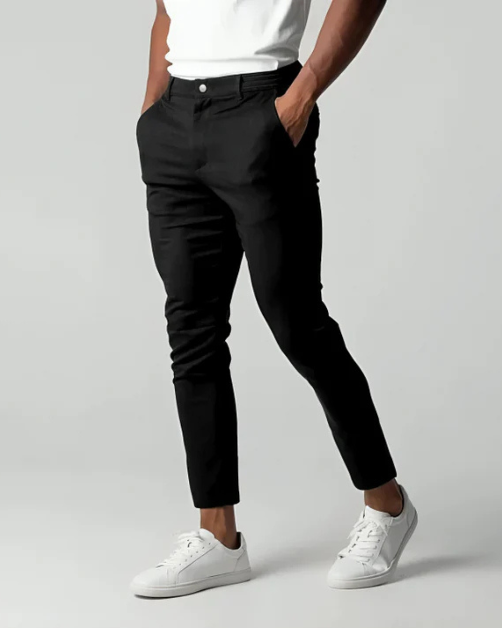 Nico | Uomo Pantaloni Chino Elasticizzato | Versatile & Comodo