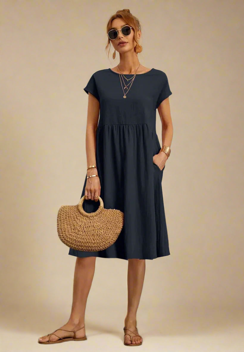 Luna | Donna Leggera Vestibilità Abito | Casual