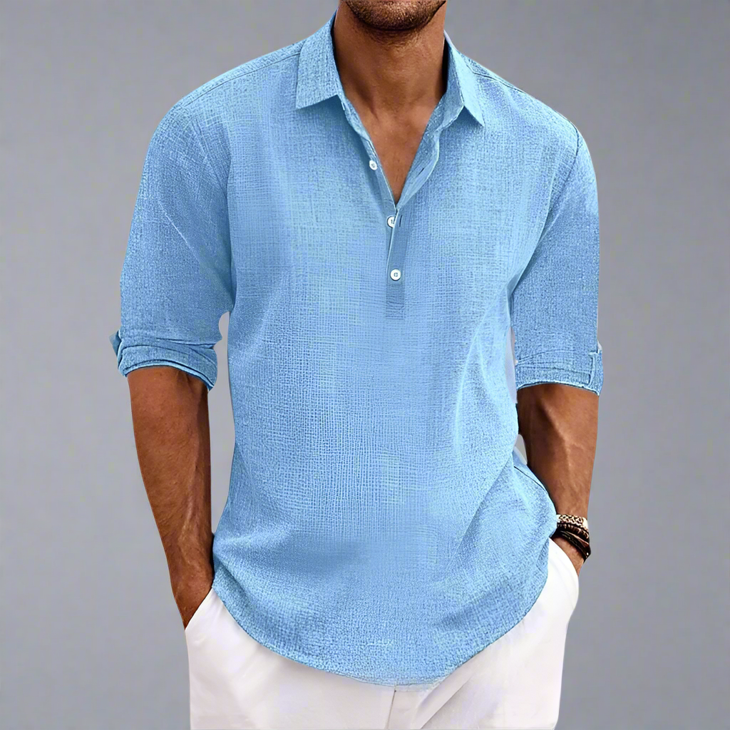 Nathan | Uomo Traspirante Camicia Maniche Lunghe | Versatile