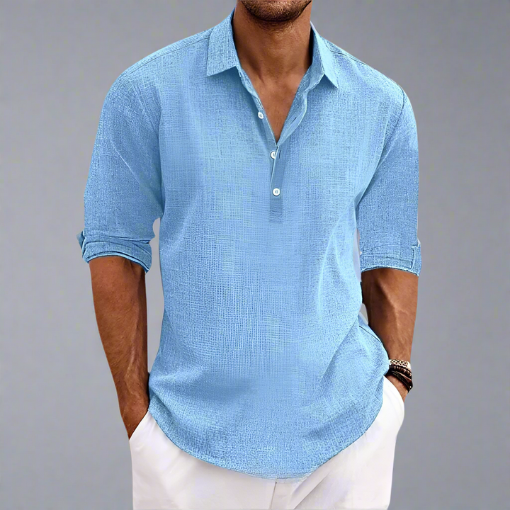 Nathan | Uomo Traspirante Camicia Maniche Lunghe | Versatile