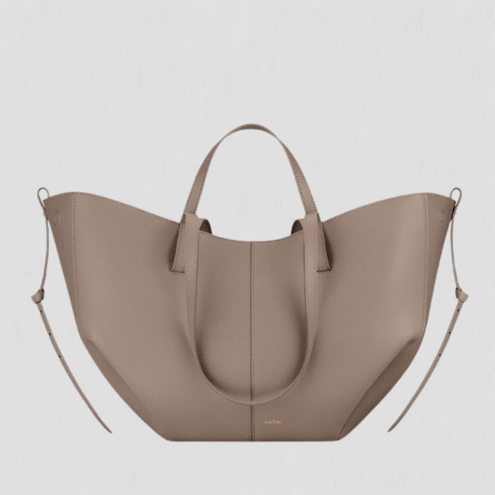 Flavia | Donna Borsa Strutturata con Arricciatura Laterale | Elegante e Funzionale