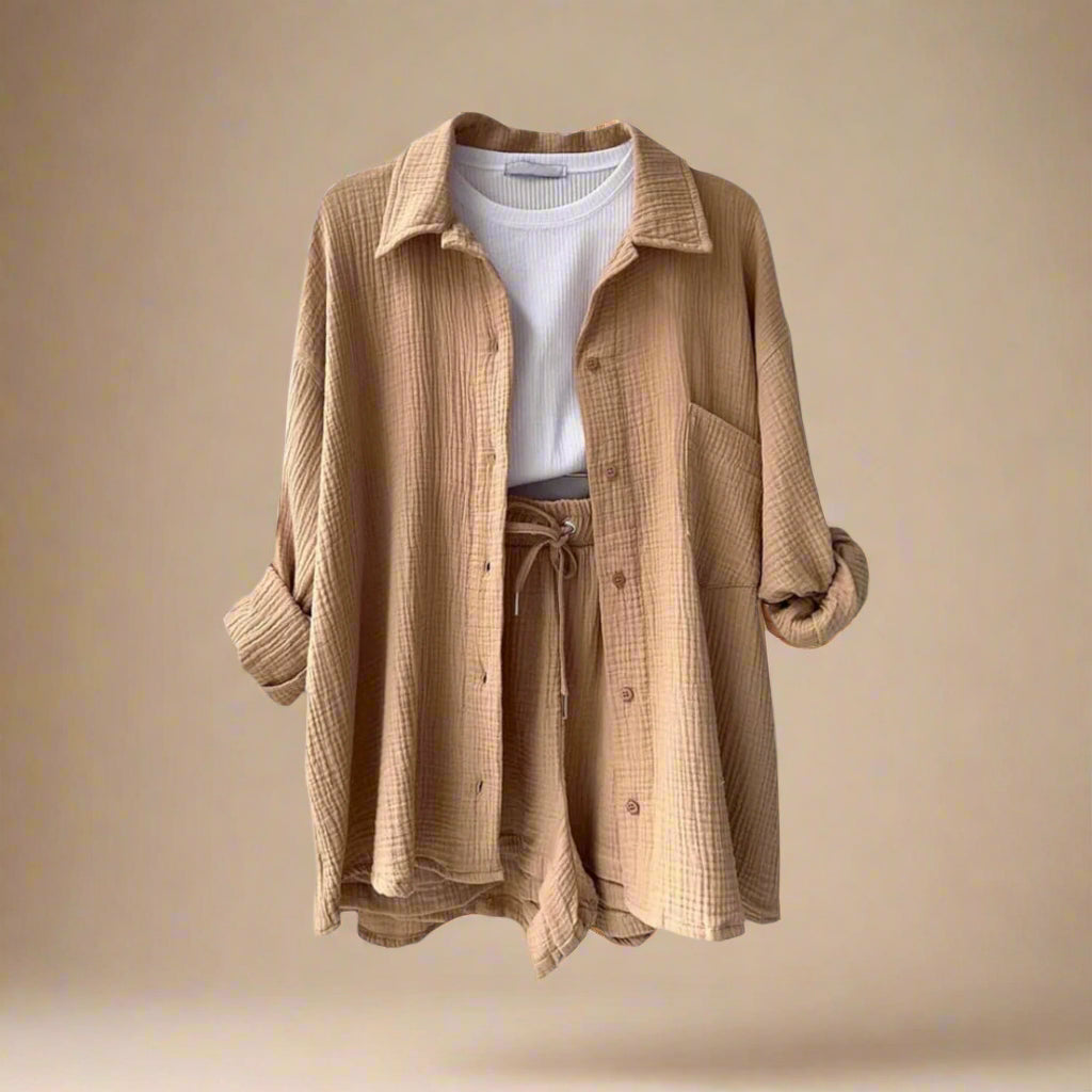 Rosa | Donna Traspirante Completo Due Pezzi | Leggero e Versatile