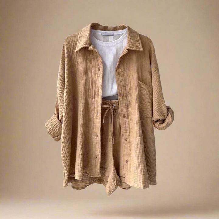 Rosa | Donna Traspirante Completo Due Pezzi | Leggero e Versatile