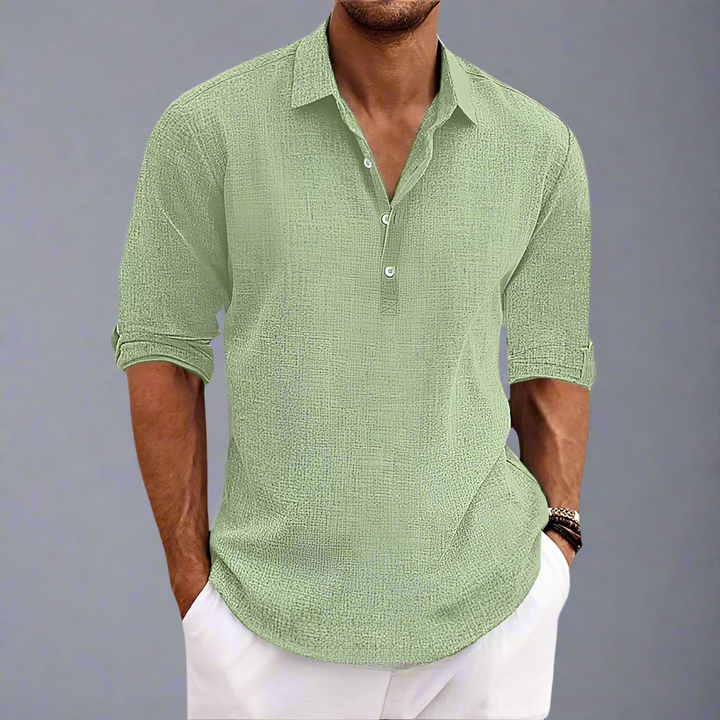 Nathan | Uomo Traspirante Camicia Maniche Lunghe | Versatile