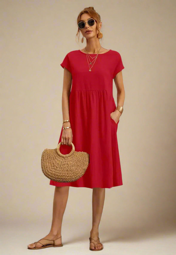 Luna | Donna Leggera Vestibilità Abito | Casual