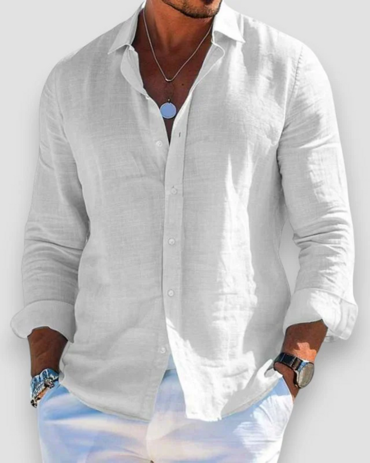 Lorenzo | Uomo Casual Camicia Estiva | Traspirante