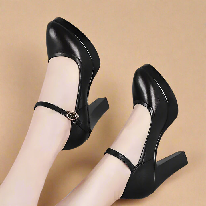 Ginevra | Donna Eleganti Scarpe con Plateau | Stabili