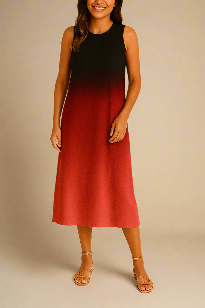 Aria | Donna Smanicata Abito Ombreggiato | Casual