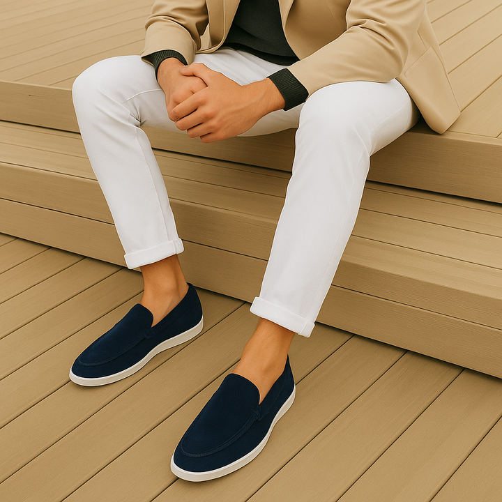 Enzo | Uomo Mocassini Eleganti in Camoscio | Comodi e Versatili