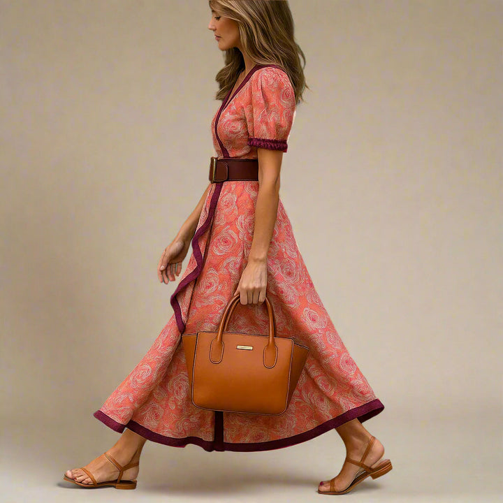 Chiara | Donna Elegante Maxi Abito | Confortevole