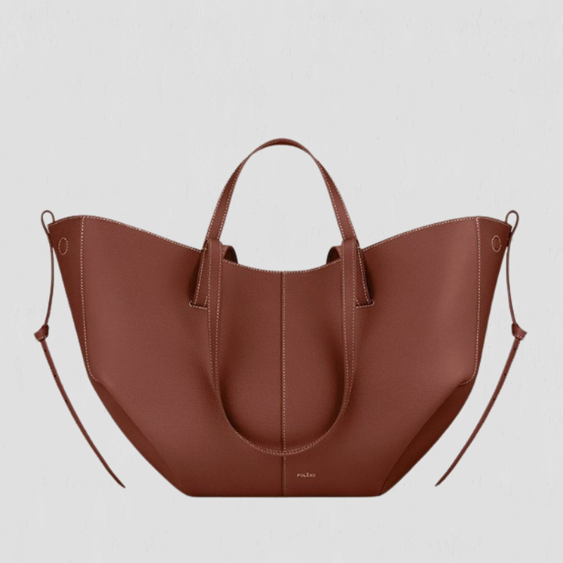 Flavia | Donna Borsa Strutturata con Arricciatura Laterale | Elegante e Funzionale