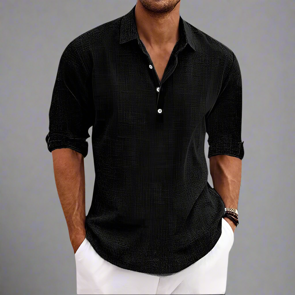 Nathan | Uomo Traspirante Camicia Maniche Lunghe | Versatile