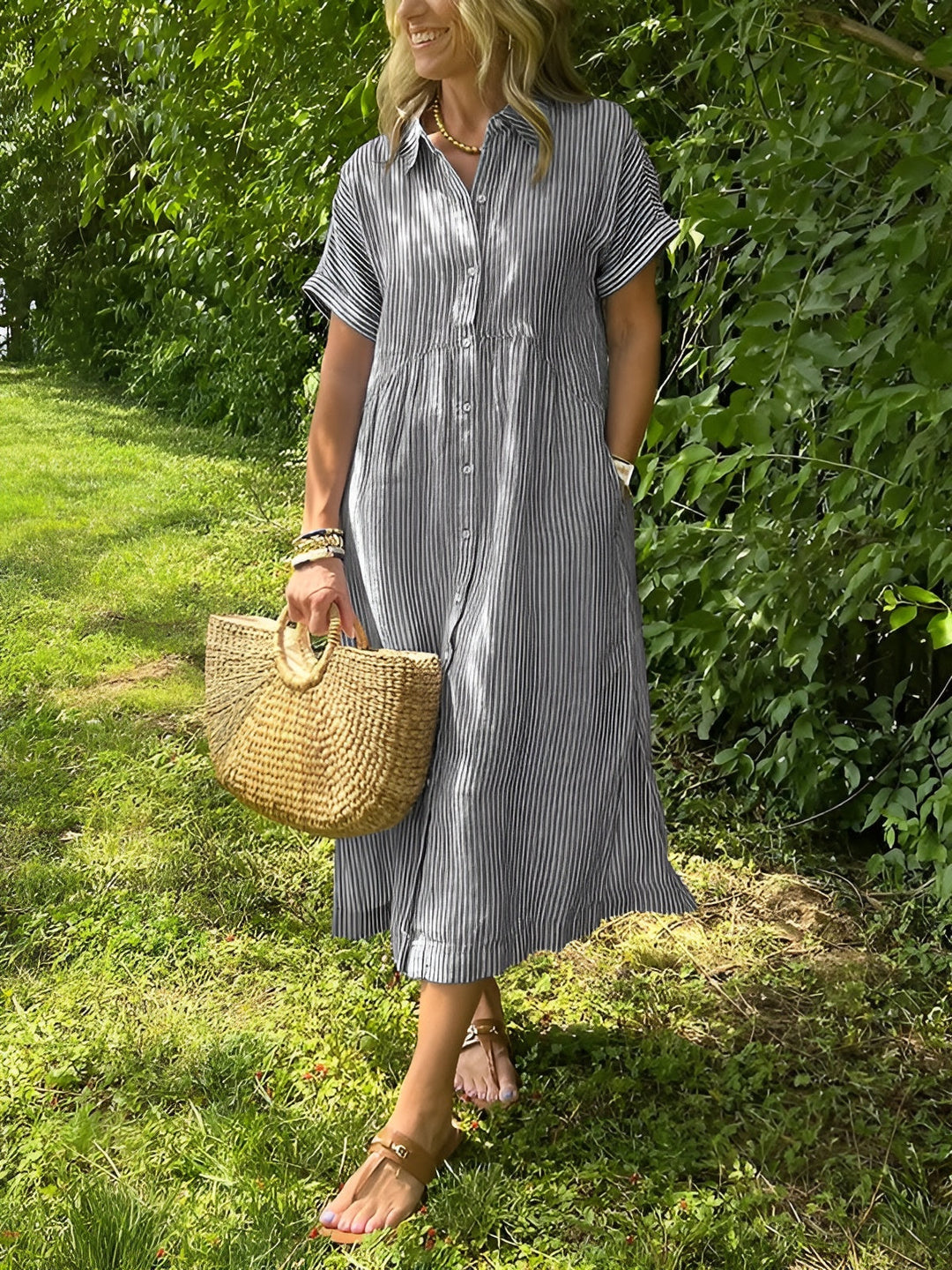 Isotta | Donna Leggera Vestito Midi | Quotidiano