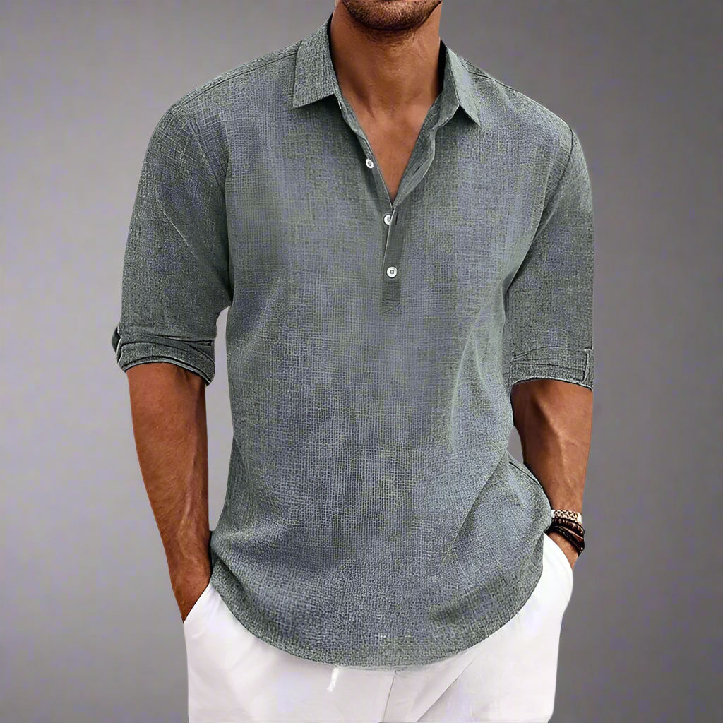 Nathan | Uomo Traspirante Camicia Maniche Lunghe | Versatile