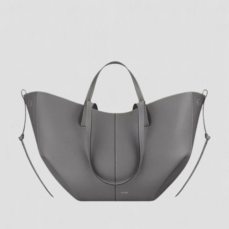 Flavia | Donna Borsa Strutturata con Arricciatura Laterale | Elegante e Funzionale