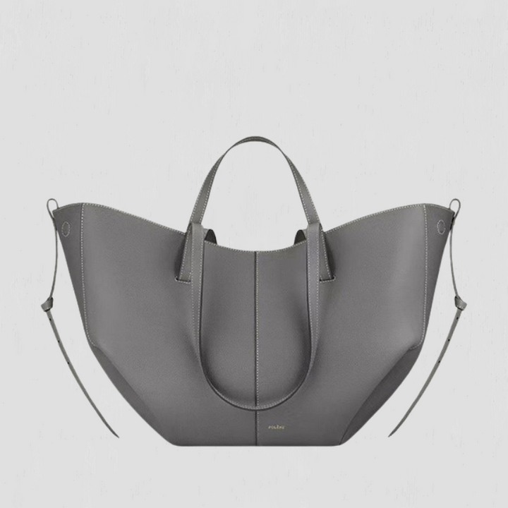 Flavia | Donna Borsa Strutturata con Arricciatura Laterale | Elegante e Funzionale