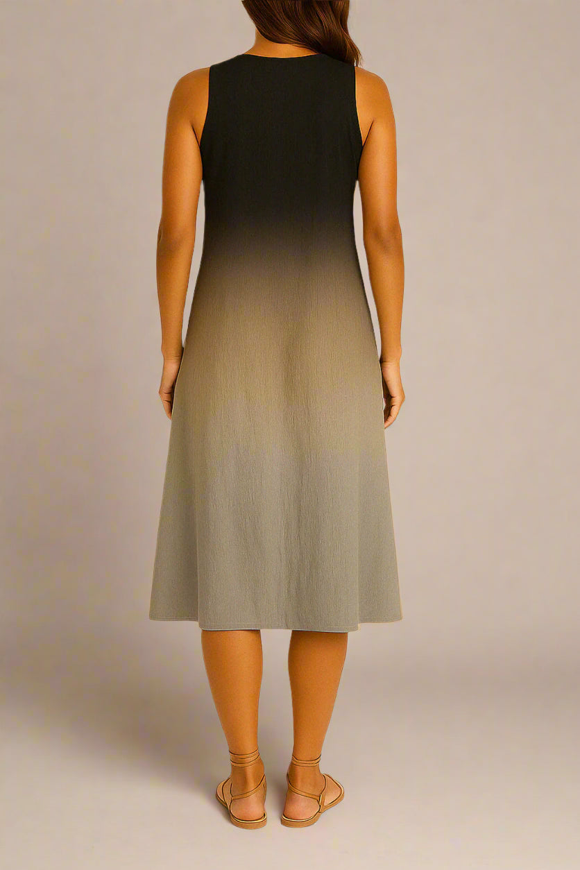 Aria | Donna Smanicata Abito Ombreggiato | Casual