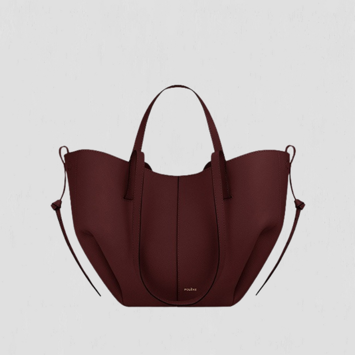 Flavia | Donna Borsa Strutturata con Arricciatura Laterale | Elegante e Funzionale