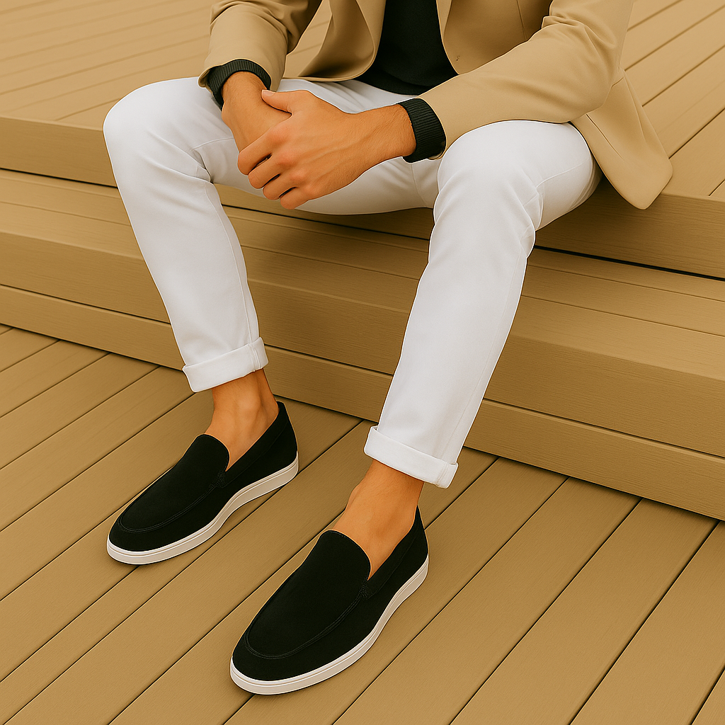 Enzo | Uomo Mocassini Eleganti in Camoscio | Comodi e Versatili