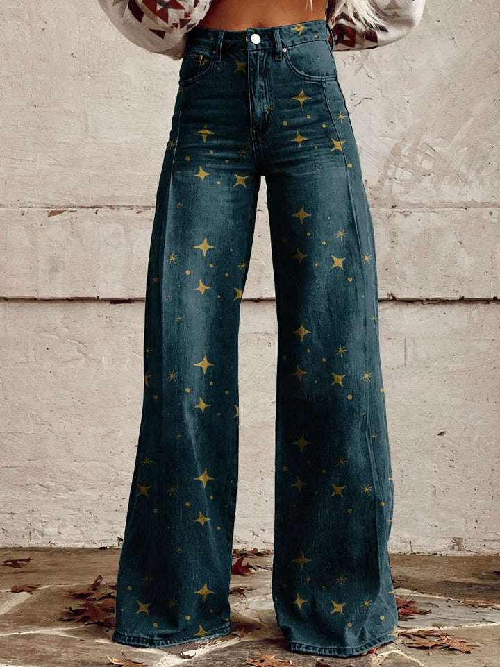Livia | Donna Flare Pantaloni Stampati | Versatili