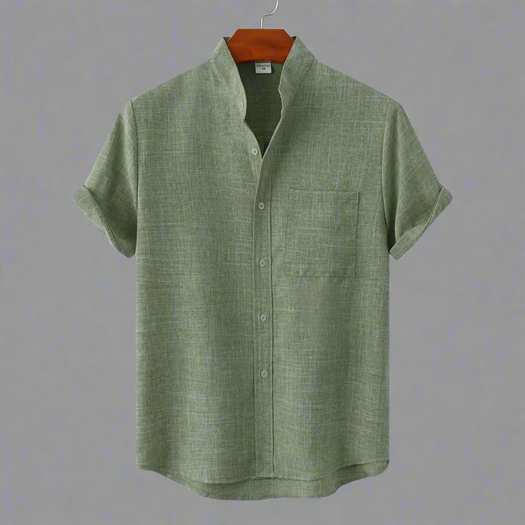Lorenzo | Uomo Leggera Camicia Casual | Traspirante