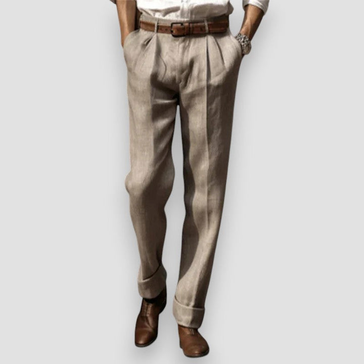 Leonardo | Uomo Pantaloni Leggeri | Eleganti