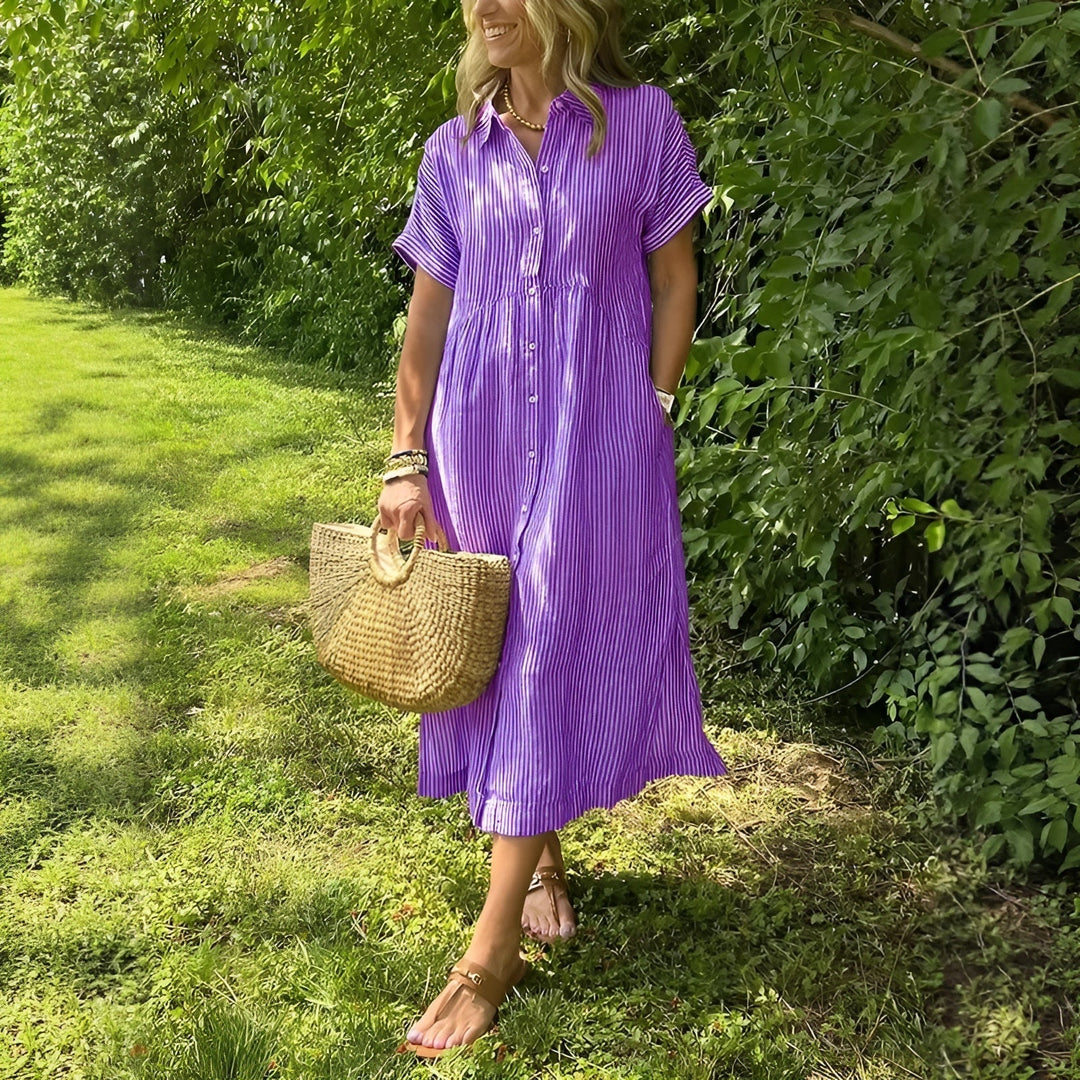 Isotta | Donna Leggera Vestito Midi | Quotidiano