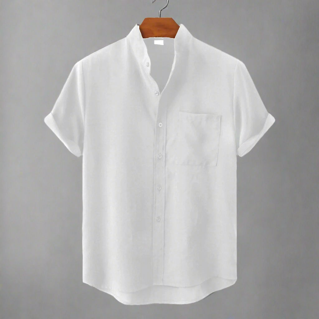 Lorenzo | Uomo Leggera Camicia Casual | Traspirante