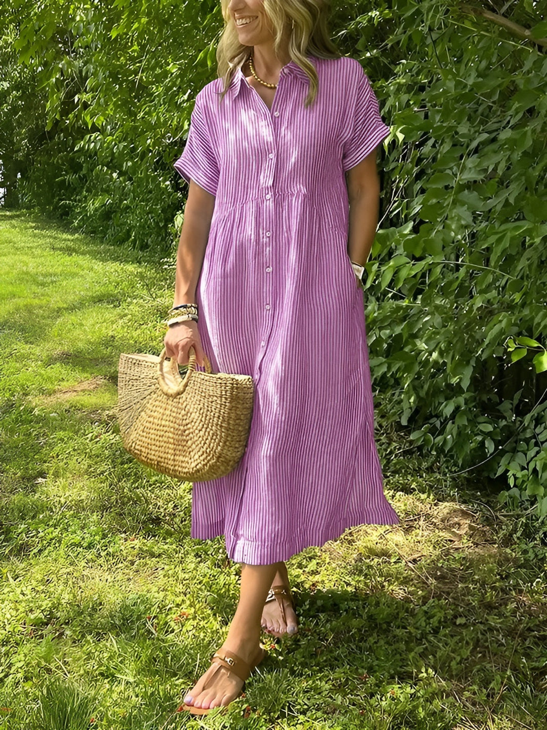 Isotta | Donna Leggera Vestito Midi | Quotidiano