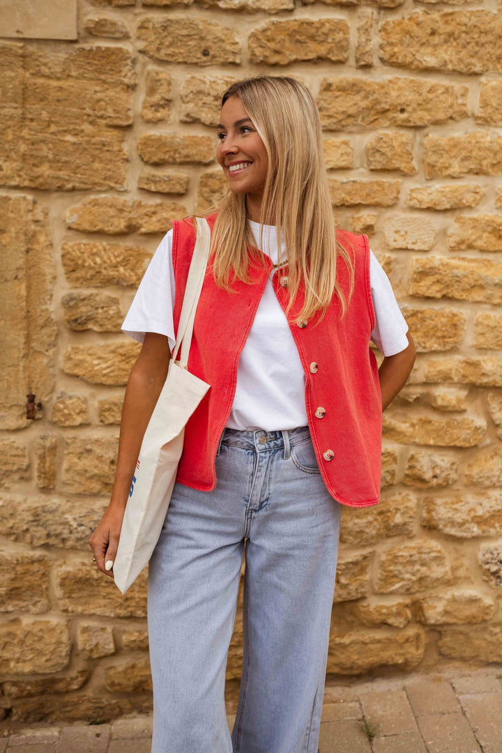 Lara | Donna Leggera Gilet Estiva | Strutturata