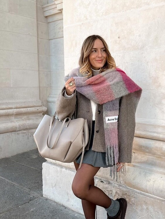 Flavia | Donna Borsa Strutturata con Arricciatura Laterale | Elegante e Funzionale