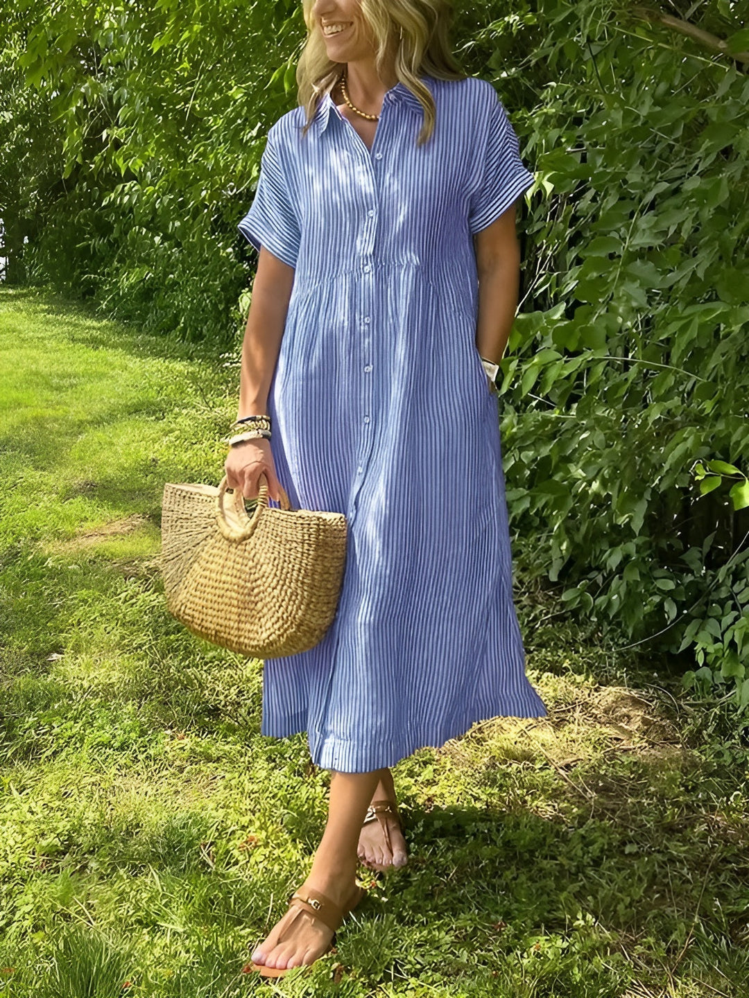 Isotta | Donna Leggera Vestito Midi | Quotidiano
